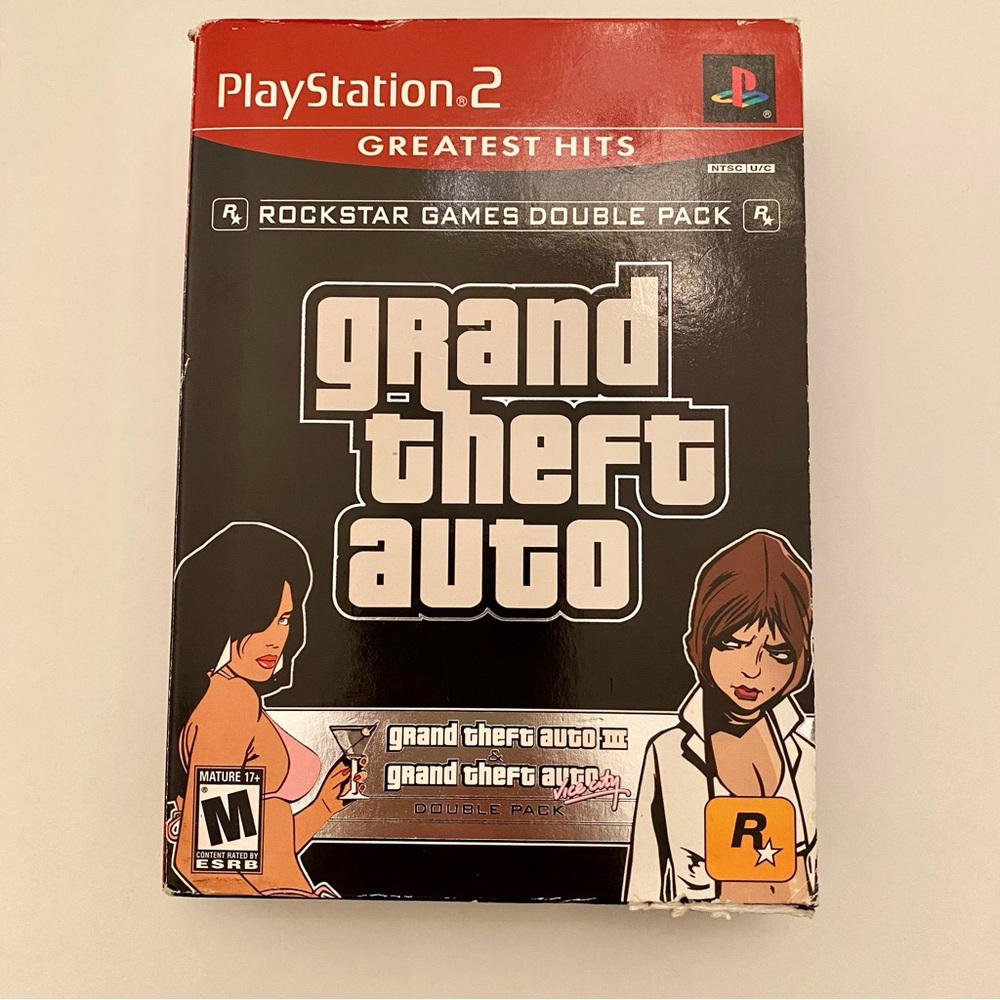 Grand Theft Auto Double Pack Greatest Hits Sony PlayStation 2 | III & Vice City